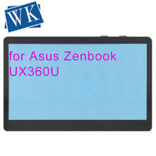 Frete grátis original 13.3 "Painel Frontal Touch Screen Digitador de Vidro para Asus Zenbook UX360U UX360UA 2024 - compre barato