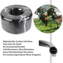 Wholesale 100m 8/11mm Garden Hose Non-toxic PVC Soft  Water Pipe Micro Irrigation System Tube Line Gardening Watering Kits Parts 2024 - buy cheap