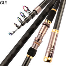 2020 New Portable 2.1m 2.4m 2.7m 3.0m 3.6m Carp rod Telescopic Sea Fishing Rod carbon fiber Spinning rod 2024 - buy cheap