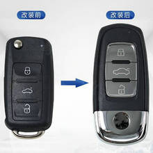 DAKATU Car Modified Remote Key Shell Key Case for Skoda Octavia Superb Yeti Fabia for VW Golf Jetta Polo Passat Tiguan 202AJ 2024 - buy cheap