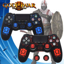 PS4/Slim/Pro Wireless Controller Silicone Case God Of War Pattern Protective Skin For Sony Playstation 4 Gamepad Accessories 2024 - купить недорого
