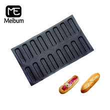 Meibum-Molde de silicona con 16 cavidades para hornear galletas y pan, bandeja antiadherente de fibra de vidrio 2024 - compra barato
