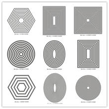 2020 Basic Border Frame Set Metal Cutting Dies for DIY Scrapbooking Photo Album Decorative Embossing Paper Card Crafts Die Cut 2024 - buy cheap