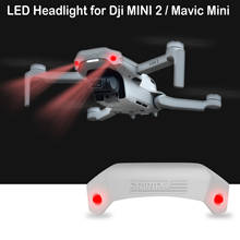 Startrc dji mavic mini/mini 2 cabeça, luz de cabeça com 2 pontas para drone, acessórios de aviso com luz piscante para dji mini 2 2024 - compre barato