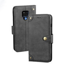 For Huawei Mate 20X Case 7.2" Retro Magnetic Flip Wallet Leather Capa Case Mate 20 X 5G EVR-L29 Cover Unique Metal Buckle Design 2024 - buy cheap