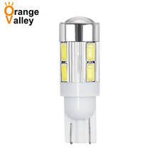 100Pcs Super Bright New T10 194 W5W 10 SMD LED 5630 Bright Wedge Tail Backup Car Auto Bulbs Indicator Light Parking Lamps 2024 - buy cheap