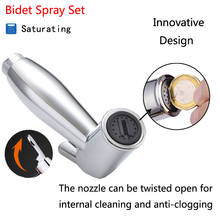 Handheld Toilet bidet sprayer set Kit Stainless Steel Hand Bidet faucet for Bathroom hand sprayer shower head self cleaning 2024 - buy cheap