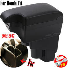 Для Honda Fit подлокотник для Honda Fit 2002 2003 2004 2005 2006 2007 автомобильный подлокотник модифицированные детали коробка для хранения интерьера 6USB 2024 - купить недорого