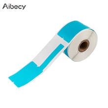 Aibecy 100sheets/roll F-Shape Cable Label Paper Self-Adhesive Jewelry Label Paper Thermal Printing Paper  for Thermal Printers 2024 - buy cheap