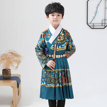Disfraz de Hanfu tradicional chino para niños, traje de Cosplay de Príncipe de la antigua China, ropa de baile folclórica, traje Tang 2024 - compra barato