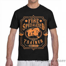 Camiseta masculina e feminina fire trainer (arcanine), camiseta de manga curta estampa completa da moda para meninos e meninas 2024 - compre barato