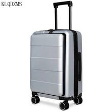 KLQDZMS 20inch high quality PC laptop trolley suitcase men carry on rolling luggage spinner on wheels women boarding case 2024 - buy cheap