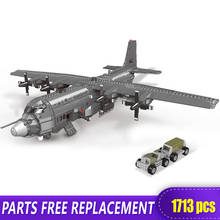 XINGBAO 06023 WW2 Military Army Series The AC130 Aerial Gunboat Set Building Blocks Bricks Assembly Airplane Model Juguetes 2024 - buy cheap