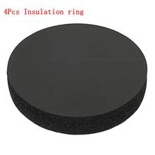 4Pcs 6.5" Inch Car Universal Speaker Insulation Ring Soundproof Cotton Pad Bass Door Trim Sound Audio Speakers Self Adhesive 2024 - buy cheap