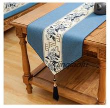 New Chinese modern minimalist Japanese style table flag  Classical table coffee table TV cabinet bed towel  Table runner 2024 - buy cheap