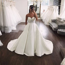 ANGELSBRIDEP Sweetheart Ball Gown Wedding Dresses Vestido De Noiva Luxury Applique Court Train Formal Wedding Bride Dress Hot 2024 - buy cheap