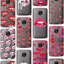 Милые Чехлы ciciber Sexy lady lips для Motorola Moto G7 G6 E6 G5 G5S E5 G4 E4 Z2 Z3 ONE X4 C EU Plus Play Power, силиконовый чехол 2024 - купить недорого