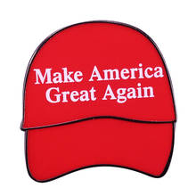 Pino de chapéu vermelho donald trump make america great again 2024 - compre barato