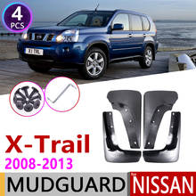 Para-lama para nissan x-trail, acessórios de 2008 ~ 2013 t31, proteção contra respingo para-lama, 2009, 2010, 2011, 2012 e x-trail xtrail 2024 - compre barato