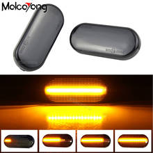 2piece Smoke Lens Dynamic Flowing LED Turn Signal Side Marker Light Lamp For Volkswagen VW Golf3 4 Bora Lupo Passat Polo 2024 - buy cheap