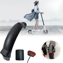 Upgrade Rear Mudguard Fender for Xiaomi M365 1S/365PRO/PRO2 Electric Scooter Brake Light Taillight+Mudguard Fender+Hook 2024 - buy cheap