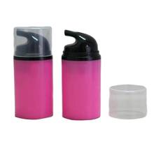 50ML colorful  airless bottle or colorful Cosmetic container with black pump and clear lid for cosmetic packaging products 2024 - buy cheap