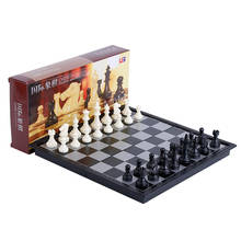 New Hot Sale International Chess Chinese Chess Checkers Folding Magnetic Board Chess Game 3 Size 2024 - buy cheap