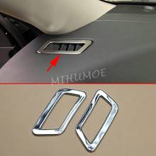 Chrome Interior Dashboard Air Vent Outlet Trim Cover For Nissan Rogue Sport X-Trail T32 Qashqai J11 Interior Trims 2024 - buy cheap