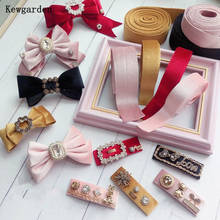 kewgarden 1-1/2" 1" 40mm 25mm Velvet Fabric Layering Cloth Ribbon DIY Bow Accessories Handmade Tape Riband 5 Meters 2024 - buy cheap