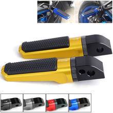 Motorcycle Rear Passenger Pedal Foot Pegs For STREET TRIPLE S/RS 2017 2018 2019 THRUXTON 1200/R 2016 2017 2018 2019 2024 - buy cheap