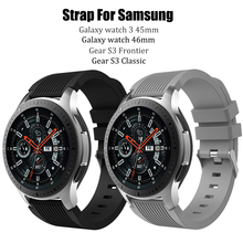22mm sport Silicone Band for Galaxy Watch 46mm Sports Strap for Samsung Gear S3 for Amazfit Stratos Watch2 huawei watch gt strap 2024 - buy cheap
