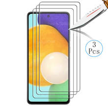 Закаленное стекло для Samsung Galaxy A52 5g, защитная пленка для экрана Samsung A52 A 52 SM-A526B/DS A526B, защитное стекло 6,5 дюйма, 3 шт. 2024 - купить недорого