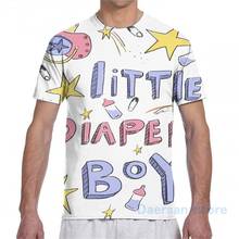 Camiseta estampa de fralda abdl, camiseta masculina e feminina, camiseta de manga curta moderna para meninos e meninas 2024 - compre barato