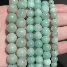 6-10mm Natural Jadeite Beads Natural Stone Green Burmese Jades Round Loose Beads for Jewelry Making DIY Bracelets Necklace 15'' 2024 - buy cheap