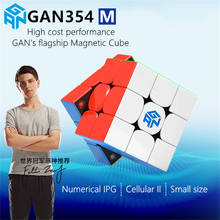 GAN 354 M V2 Magnetic Puzzle Magic Cube Stickerless GAN354M Magnets 3x3x3 Speed Cubes GAN354 M Explore GAN 354M Antistress Toys 2024 - buy cheap