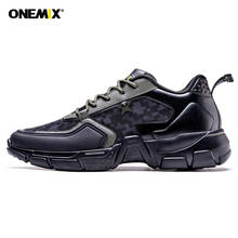 Onemix-tênis de corrida masculino, estilo militar, 2021, caminhada, ambiente externo, couro, calçado atlético, para trabalho 2024 - compre barato