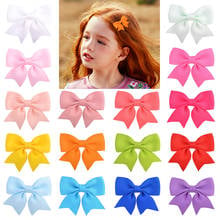 20colors 1piece Colorful Ribbon Hair Bows With Clip For Baby Girls Mini Cute Hairpins Barrettes Headwear Kids Hair Accessories 2024 - buy cheap