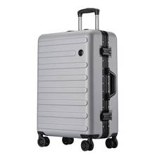 Enrolador de bagagem vnelstyle, portátil, luxuoso, armação de alumínio 100%, resistente ao desgaste, cor sólida, para viagem 2024 - compre barato
