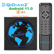 DQiDianZ X98MINI Android 11 Smart TV BOX Amlogic S905W2 X98 mini Support AV1 Wifi BT5.0 Youtube Media Player Set Top Box X96 2024 - buy cheap