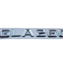 Chrome 3D ABS Plastic Car Trunk Rear Letters Badge Emblem Decal Sticker for Mercedes Benz GLA Class GLA260 2024 - buy cheap