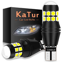 Katur-luz de señal de coche T15, T16, W16W, 921, 912, CANBUS, sin errores, 3030 SMD, luces de marcha atrás de estacionamiento, 12-24V, Super Led, 2 uds. 2024 - compra barato