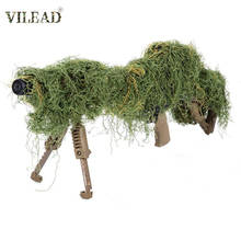 VILEAD 1.2m Elastic Synthetic Thread Camouflage Gun Rope Paintball Airsoft Rifle Wrap Cover Hunting Ghillie Suit Gun Accessories 2024 - buy cheap