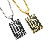 2020 New stainless steel mini Dream Chaser pendant necklace women men Dream Chaser dog tag necklace fashion jewelry 2024 - buy cheap