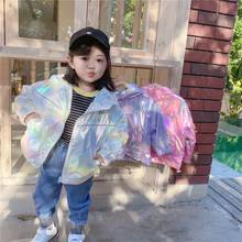 Куртка детская на молнии, с капюшоном, в стиле хип-хоп 2024 - купить недорого