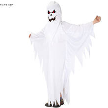 Boys Halloween White Ghost Costumes Kids Children Specter Scary Cosplay Carnival Purim parade Masquerade Role Play party dress 2024 - buy cheap
