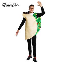 Reneecho Halloween Costume For Adult Men TACO Costume Food Costume Anime Cosplay 2024 - buy cheap