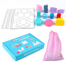 Juguetes Educativos Montessori para bebé, tablero de rompecabezas de madera, juguete de desarrollo de aprendizaje colorido, gran oferta, 180 Uds. 2024 - compra barato