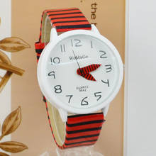 Womage Fashion Creative Women Watches Zebra Stripes Leather Belt Quartz Watch Pencil Pointer Ladies Watches Dames Horloges 2024 - buy cheap