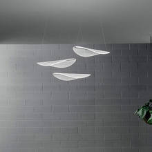 Luminária pendente em acrílico, candelabro moderno de teto minimalista, estilo nórdico, iluminação de arte decorativa, para hotel, sala de estar, quarto 2024 - compre barato