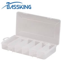 TAF-caja de pesca con 5 compartimentos, aparejos de pesca de agua salada, accesorios de plástico, caja de señuelos de cebo, almacenamiento de herramientas, 17,9x10,9x3cm 2024 - compra barato